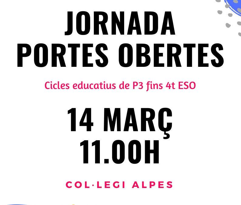 Jornada de Portes Obertes